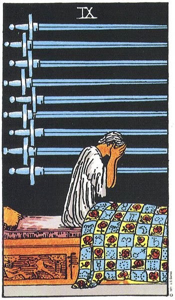 Nine of Swords (Reverse)